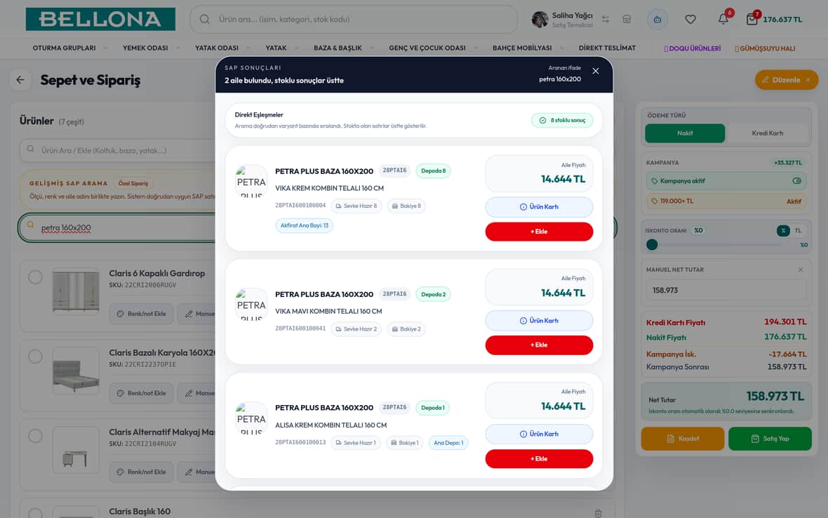 Ürün Ekleme — ERP Kaynaklı Stokla SOMM ürün ekranı